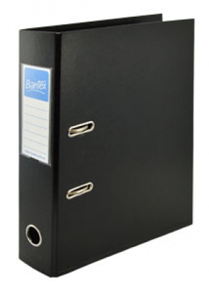 Bantex A4 70mm PVC Lever Arch File Black 1450-10 Box 10